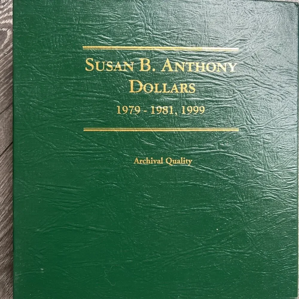 Littleton Susan B. Anthony Archival Quality Folder 1979 - 1981, 1999 Used